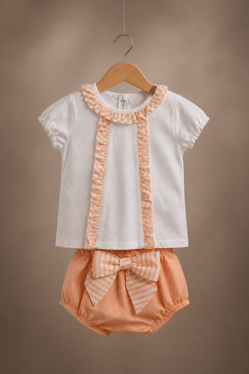 Ensemble Fille Élégant Fait Main – Tenue Petite Fille Premium
